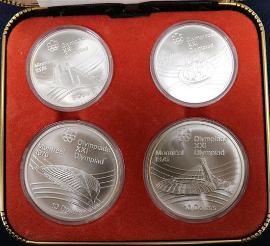 A collection of modern coins